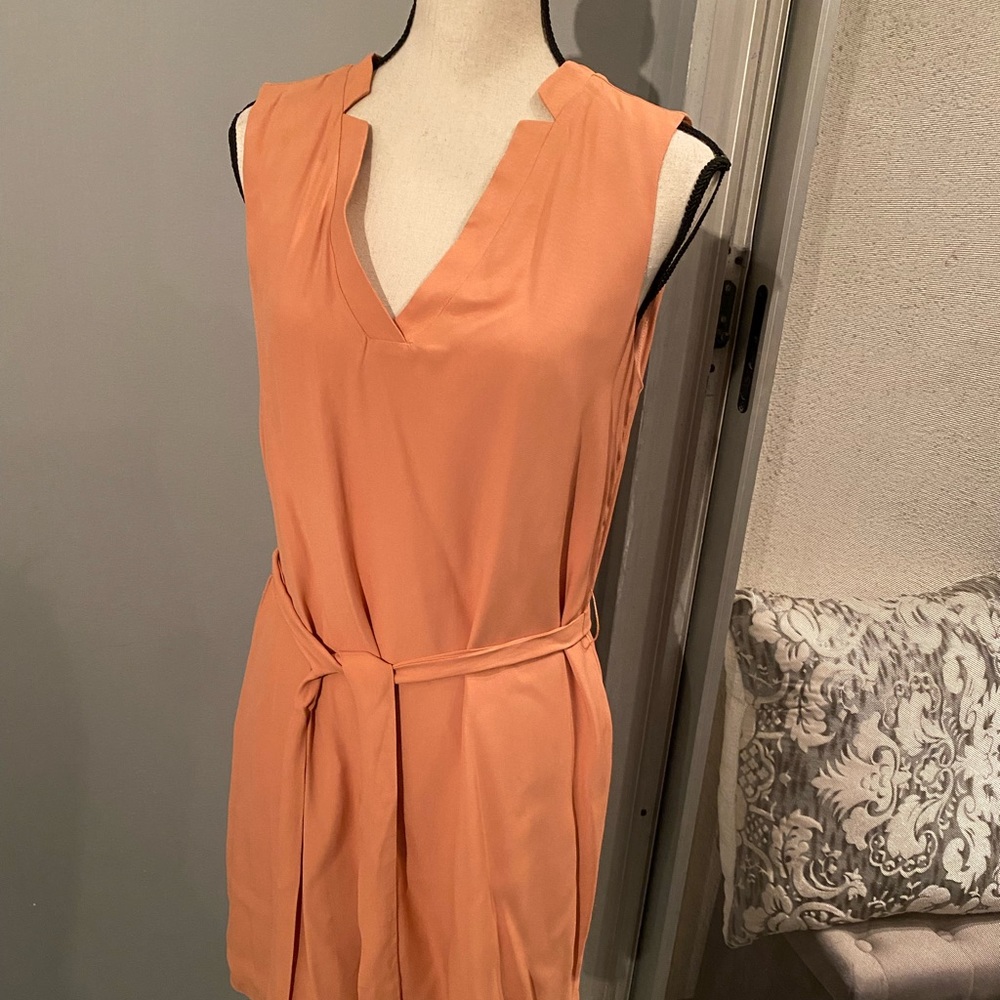 Lost April Shirtdress in Peach or light coral